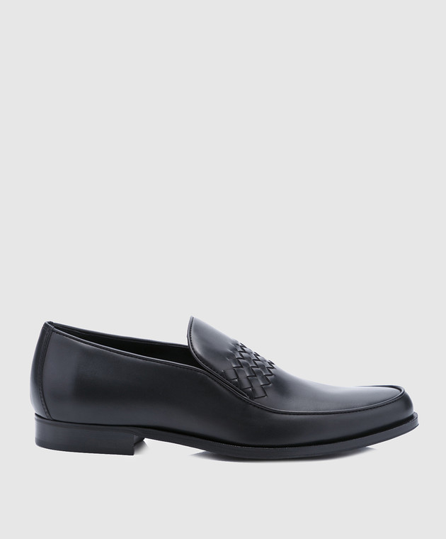 Bottega Veneta Black Leather Loafers ChangeClear 496894