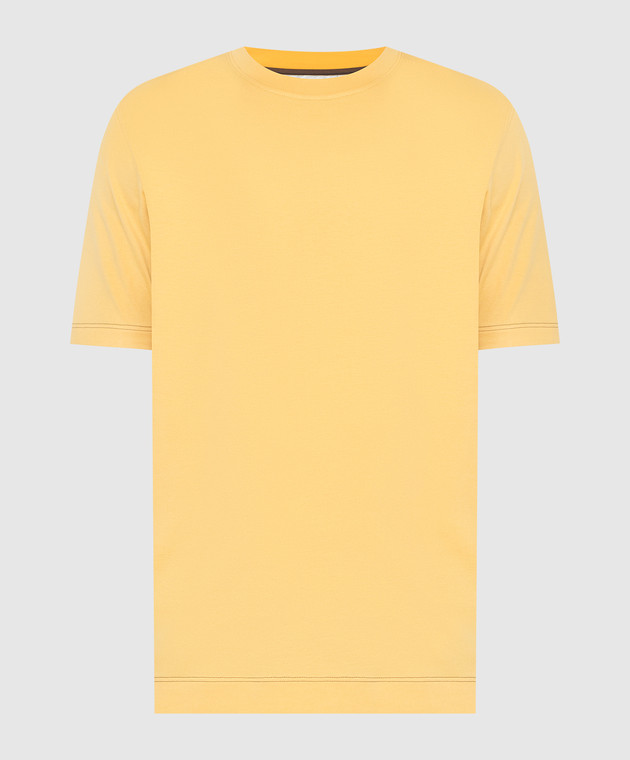 Brunello Cucinelli Желтая футболка M0T617107