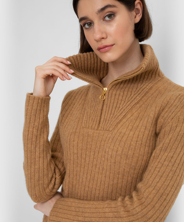 Nanushka Светло-коричневый свитер Ryo NW21FWSW00874 изображение 5