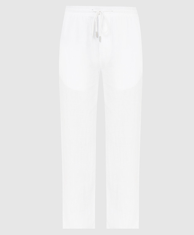 Vilebrequin Білі лляні брюки Pacha PACP613P