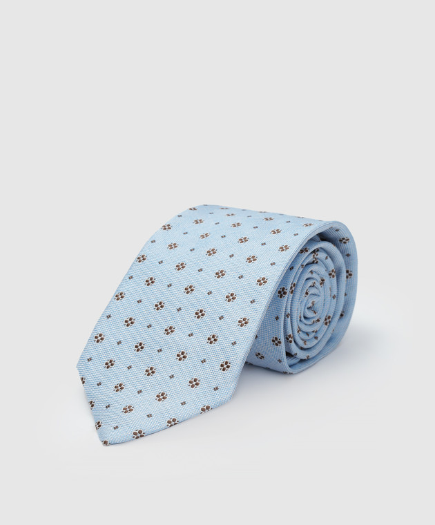 ISAIA Блакитна краватка з шовку CRV007CV45R