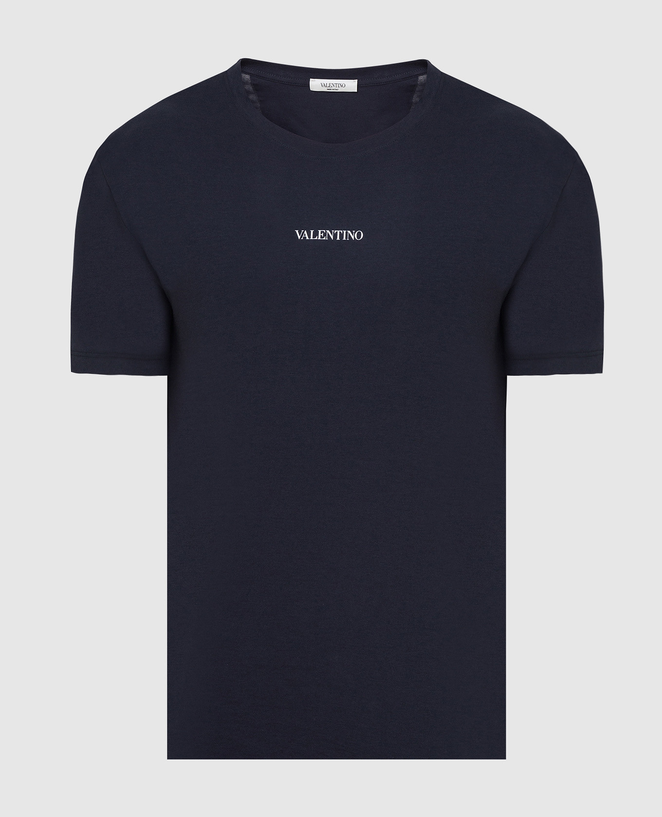 

Футболка с принтом логотипа, Тёмно-синий, Футболки