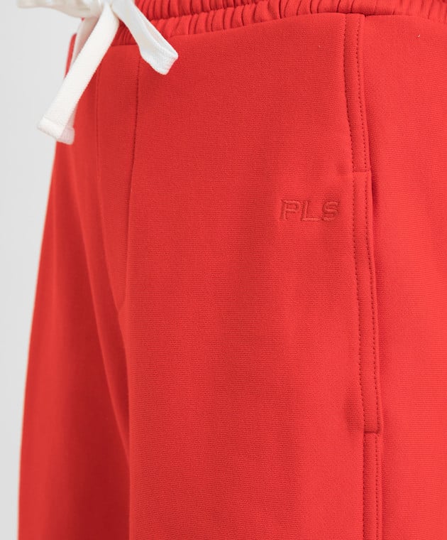 Philosophy di Lorenzo Serafini Червоні спортивні брюки з вишивкою логотипу A03105747 зображення 5