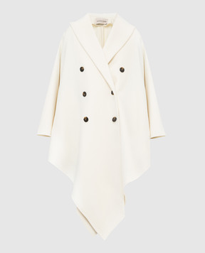 ALEXANDRE VAUTHIER Кейп из шерсти с асимметрией 214COA15541354