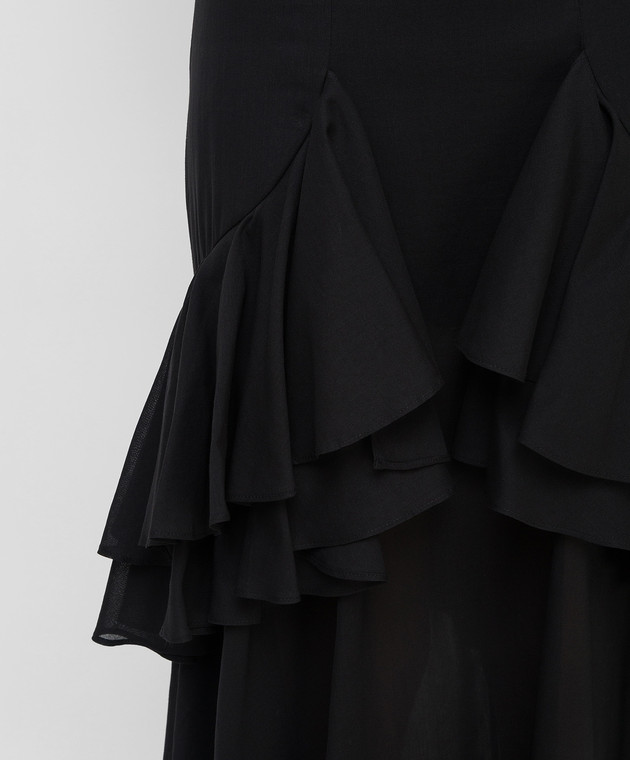 Toteme Черная юбка COJA203302704 изображение 5