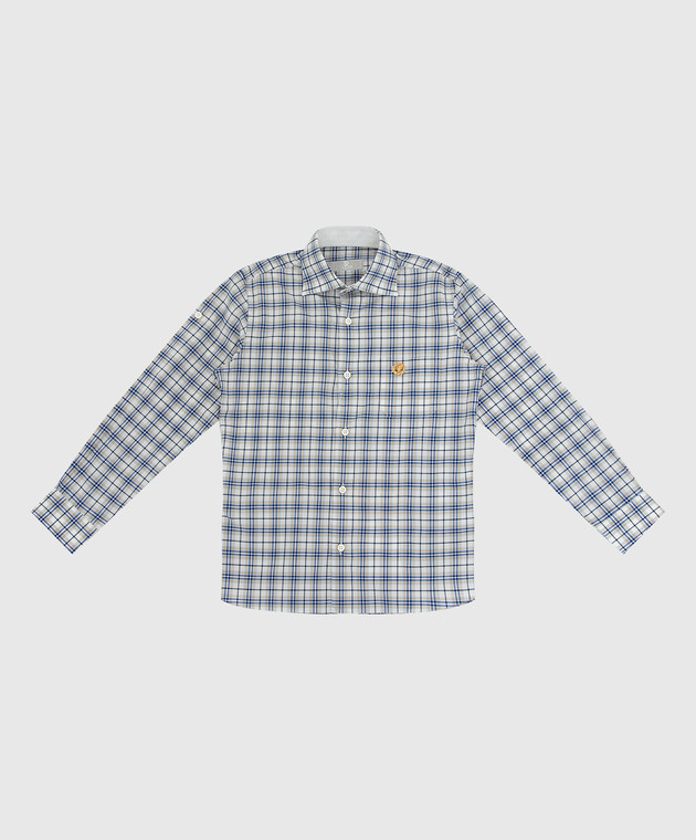 Stefano Ricci Children's checkered shirt YC003548LJ1780