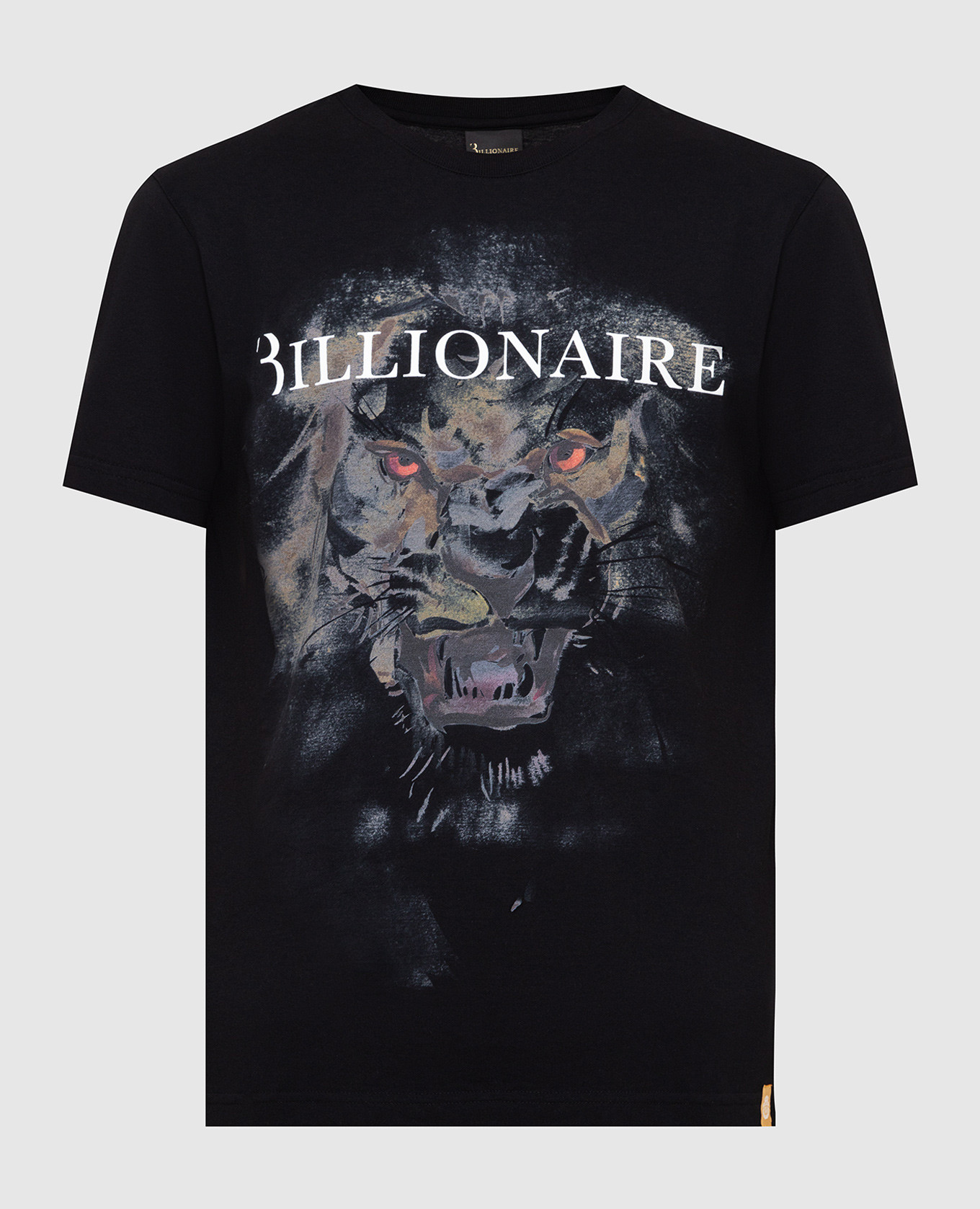 

Футболка с анималистичным принтом Billionaire, Черный, Футболки
