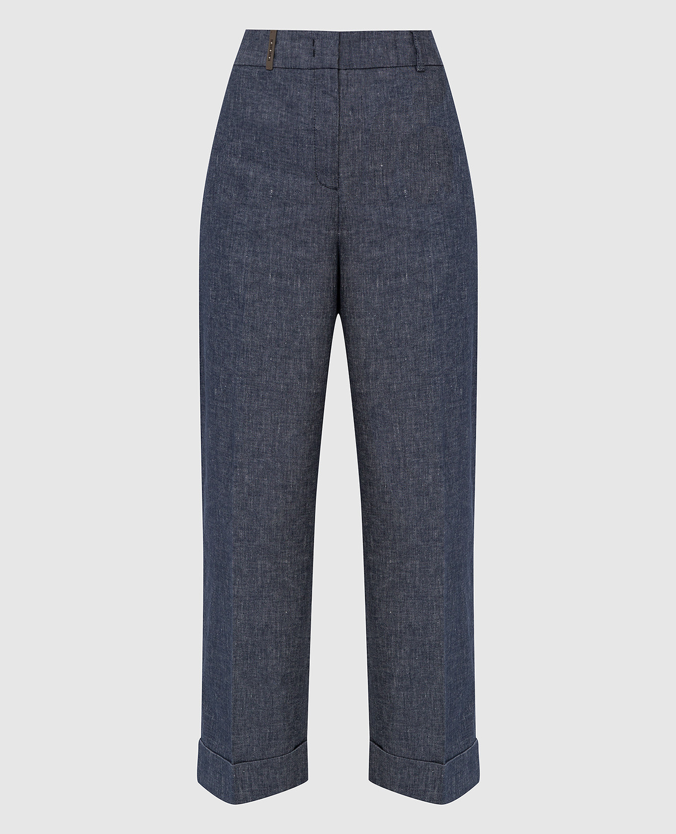 

Темно-синие брюки Peserico, Тёмно-синий, Повседневные брюки casual