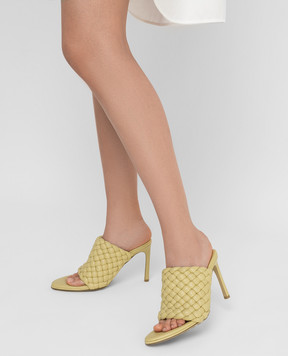 Bottega Veneta Кожаные плетеные мюли 621340VBTG0