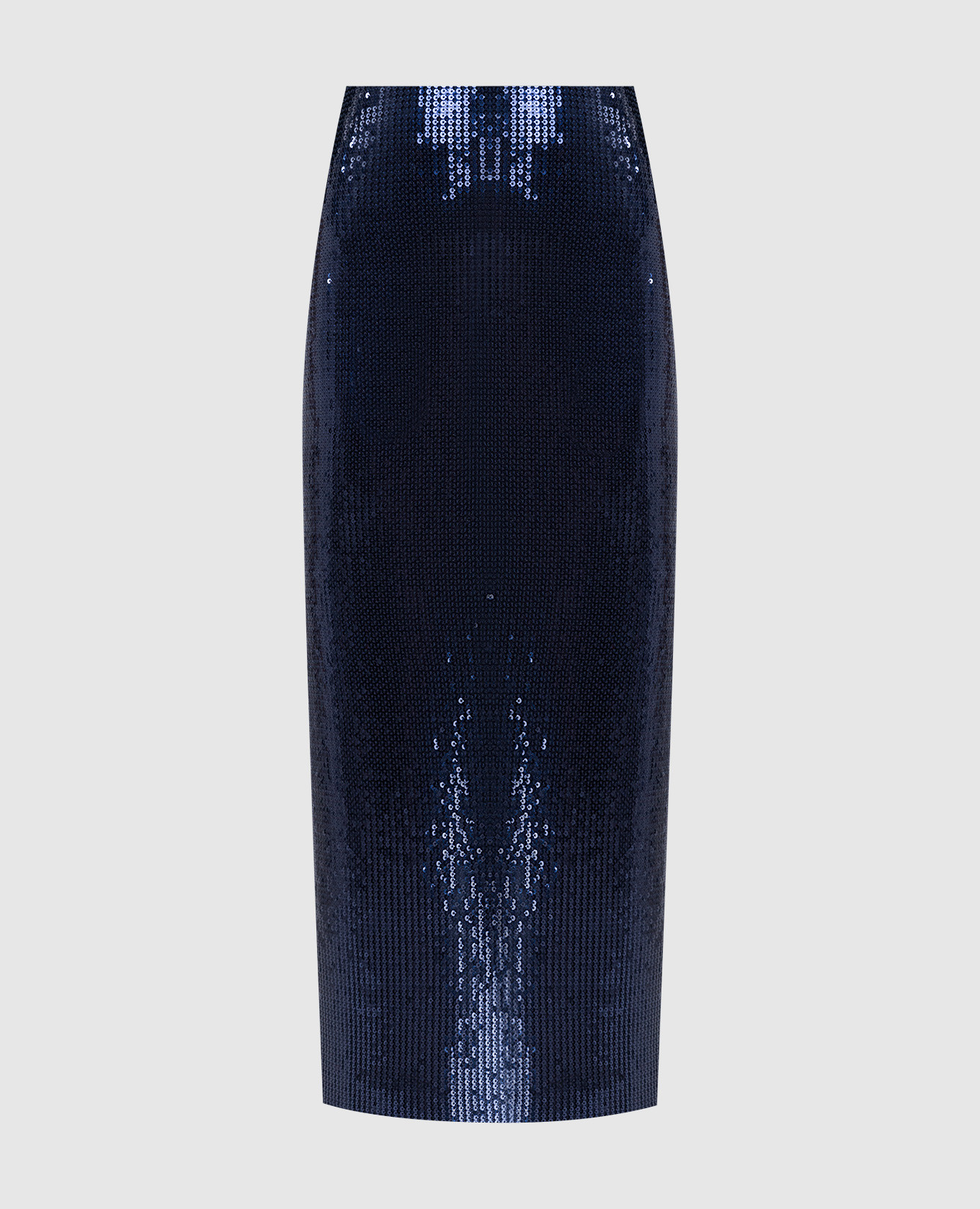 David Koma Синяя юбка в пайетках AW21DK35S