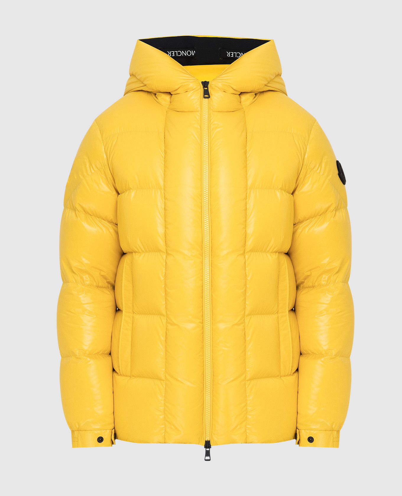 

Пуховая куртка с логотипом Moncler, Желтый, Куртки