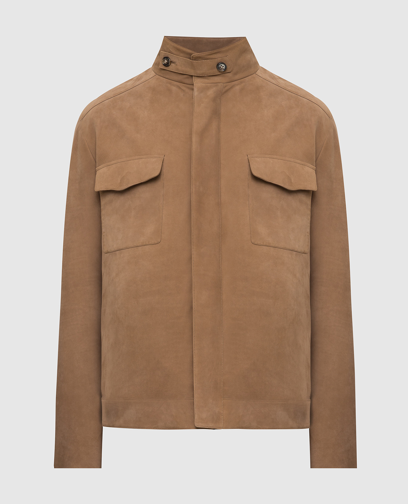 

Бежевая куртка из замши Loro Piana, Бежевый, Куртки