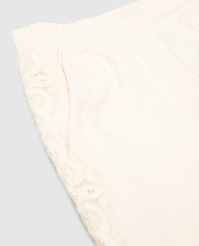 Ermanno Scervino Дитячі джоггери з мереживними лампасами ESFPA018FE147XXSS