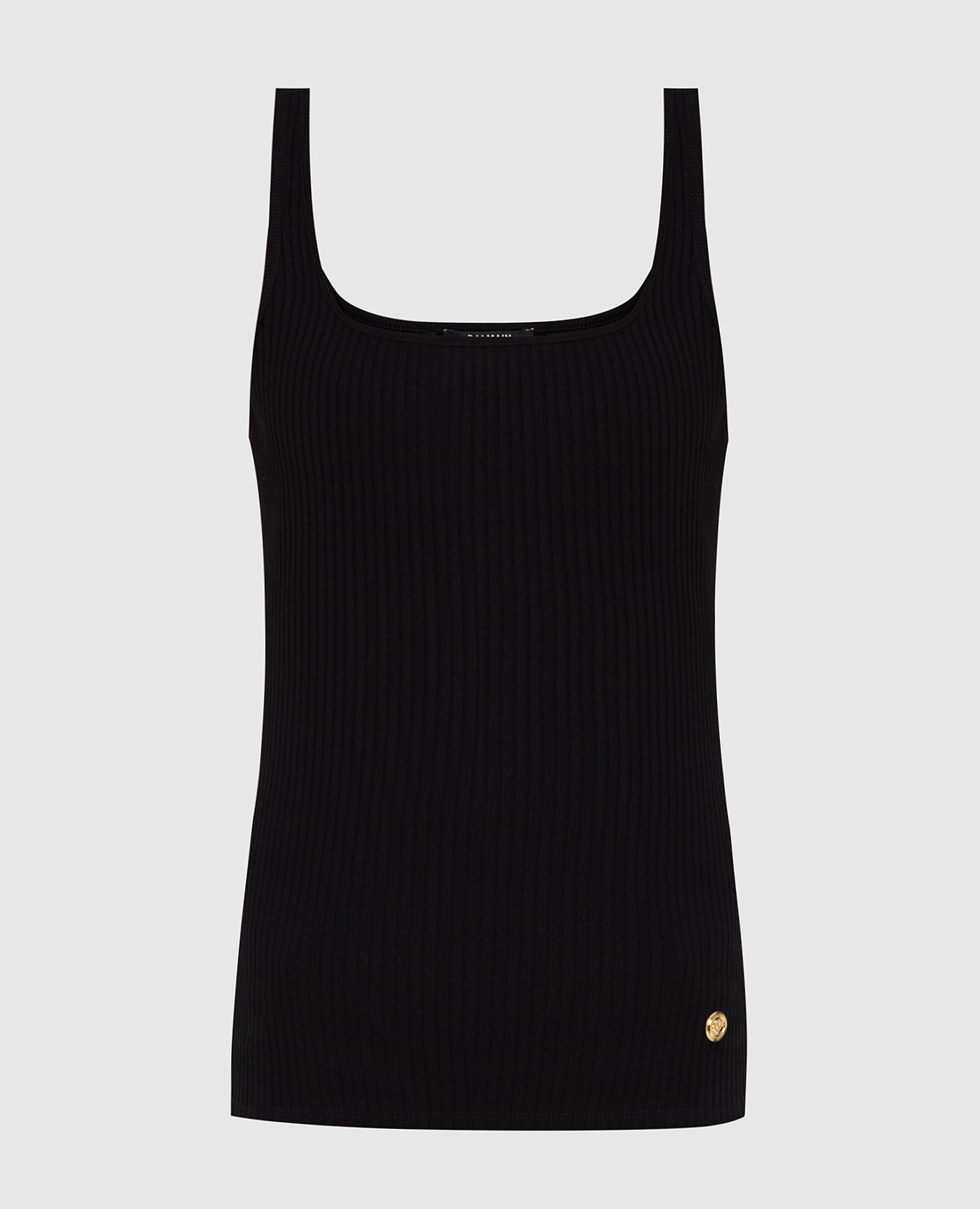 

Черный топ в рубчик Balmain, Топы