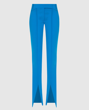 The Attico Синие брюки Freja с разрезами 221WCP39E043