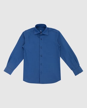 Stefano Ricci Детская синяя рубашка YC004850EX1500