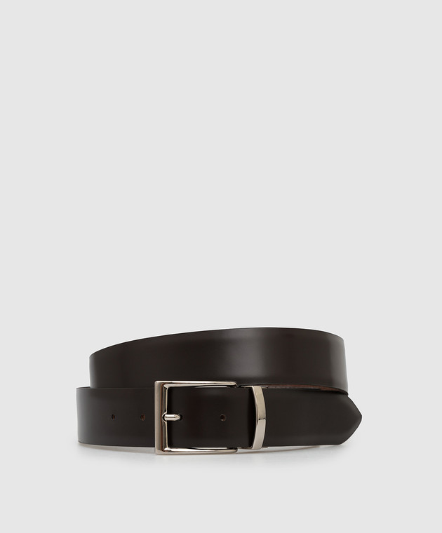 Orciani Reversible leather belt GLB008ETST image 3
