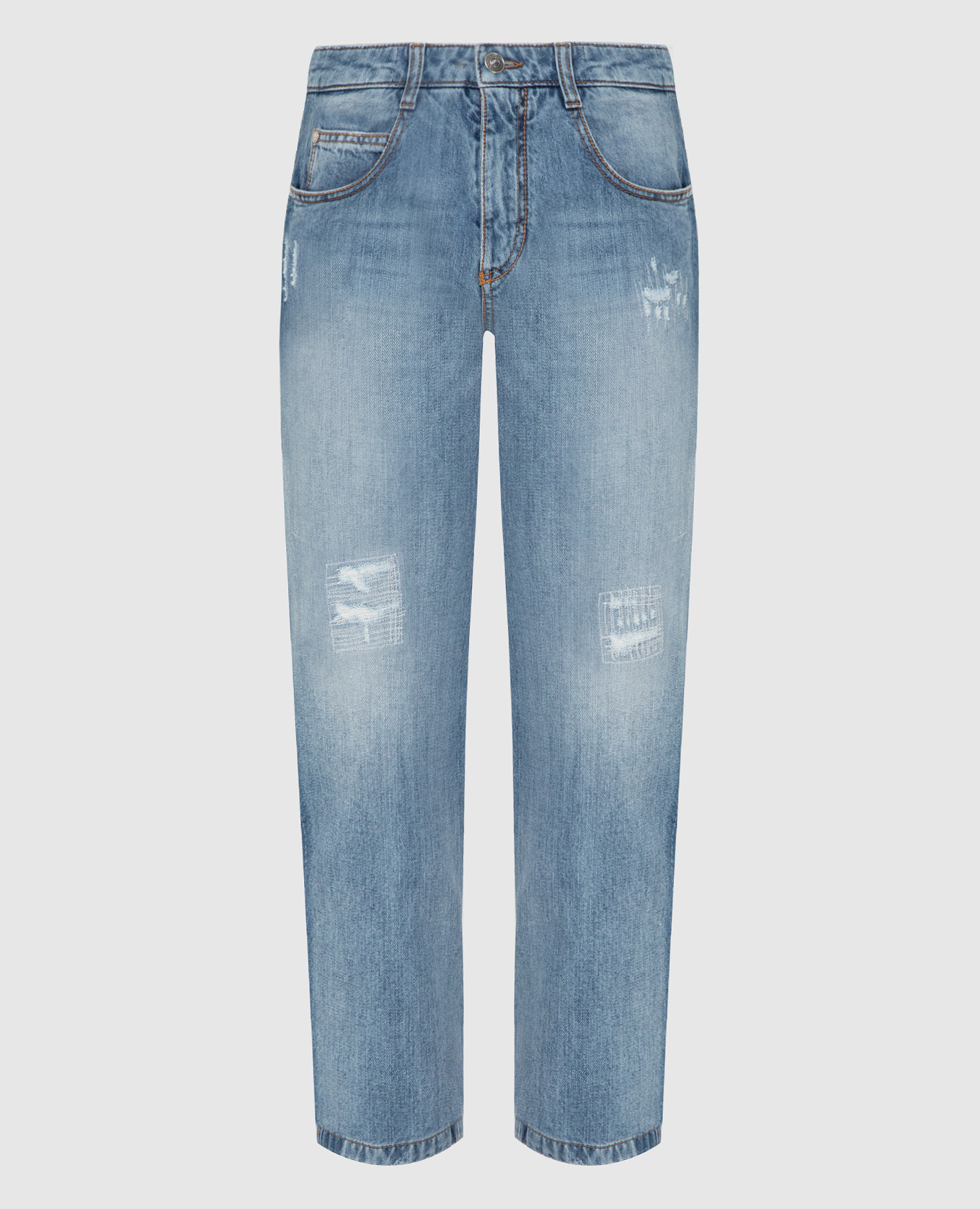 

Голубые джинсы Ermanno Scervino, Голубой, Джинсы