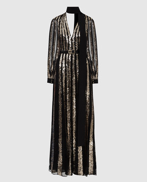 Elie Saab Вечірня сукня з відкритою спиною у візерунку 12290