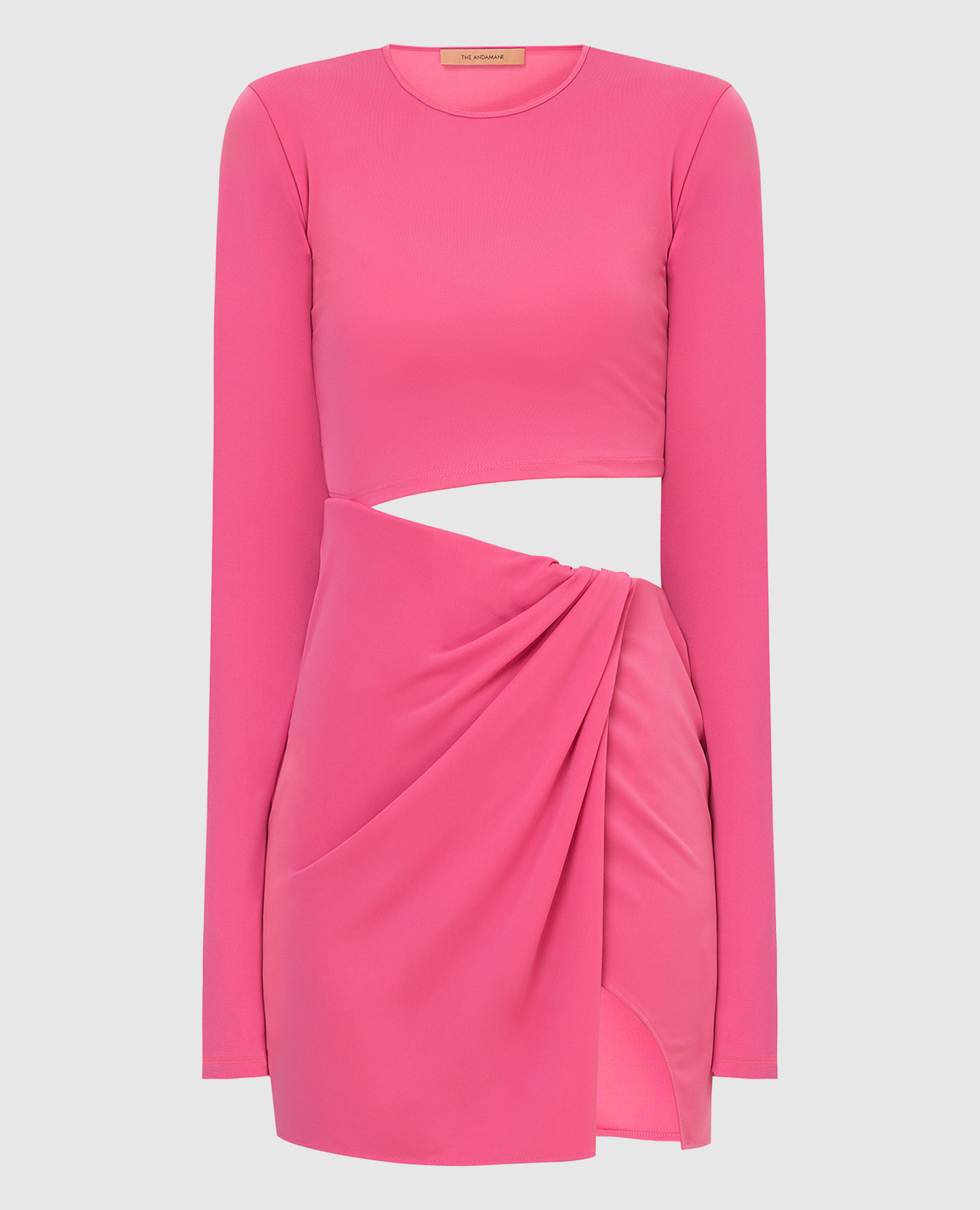 

Розовое платье мини Gia с вырезом, Розовый, Повседневные платья