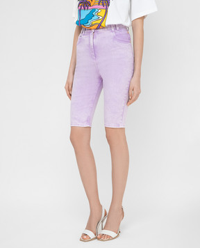 Balmain Фіолетові шорти VF15425D090