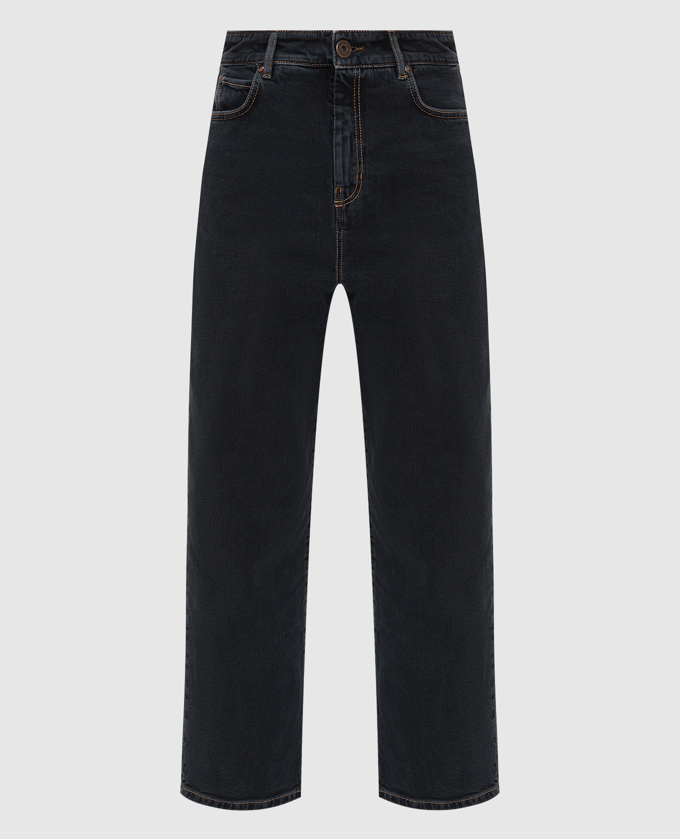 

Темно-серые джинсы Ferito, Тёмно-серый, Широкие джинсы