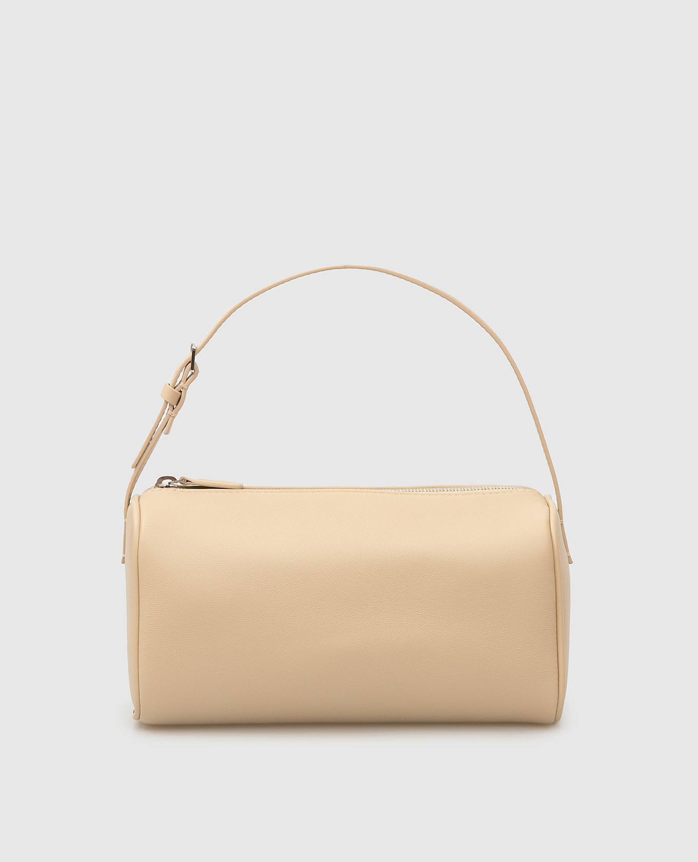 

Светло-бежевая кожаная сумка-мини 90's, Светло-бежевый, Маленькие сумки