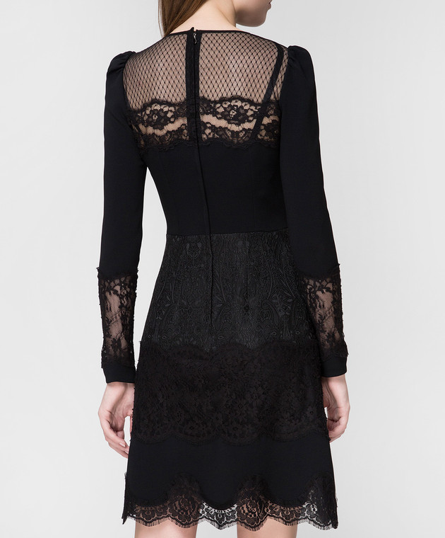 Dolce&Gabbana Черное платье F6C2STFURDV изображение 4