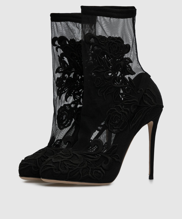 Dolce&Gabbana Чорні ботильйони CT0159 зображення 2
