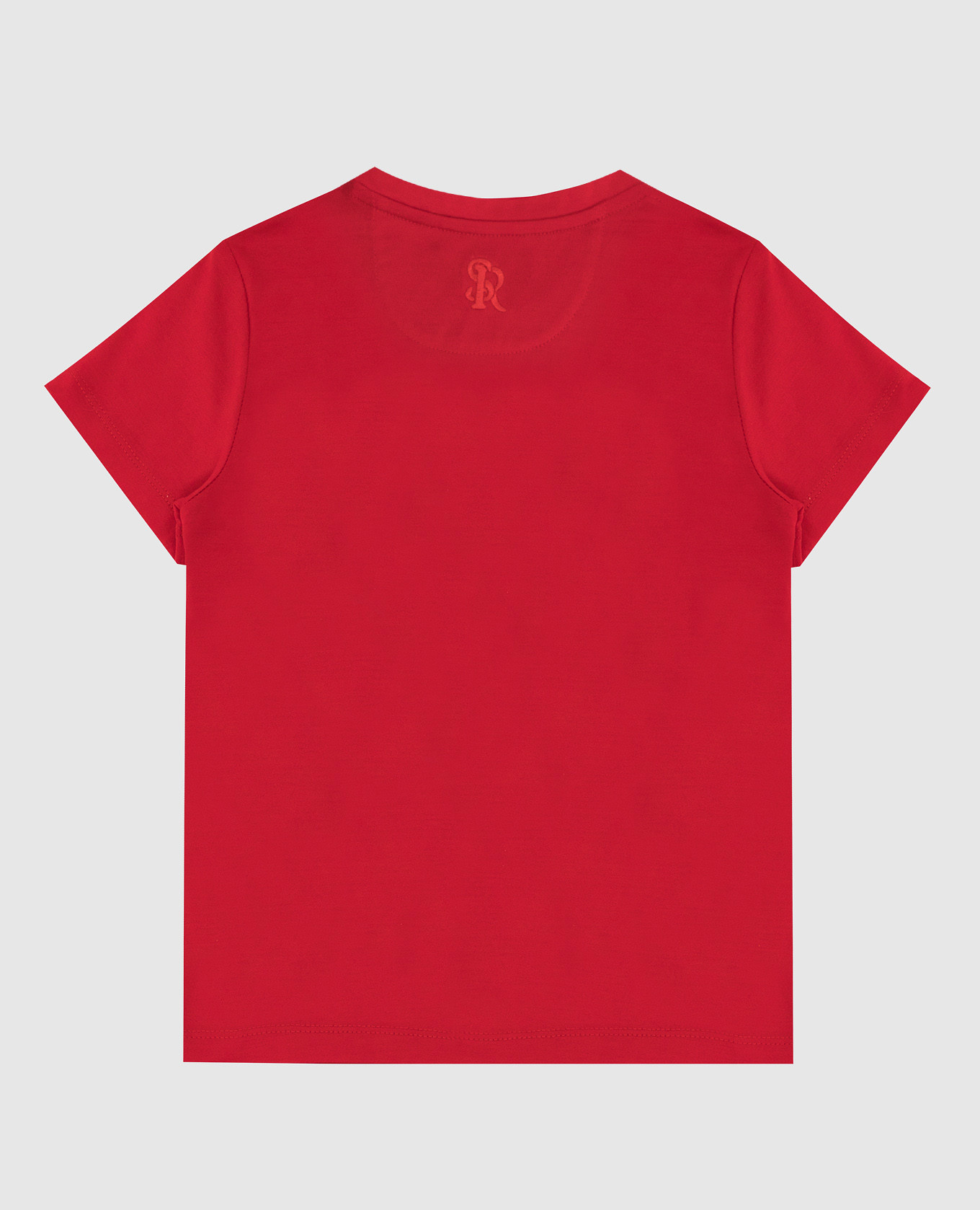 Stefano Ricci Детская красная футболка с вышивкой YNH9200050803 изображение 2