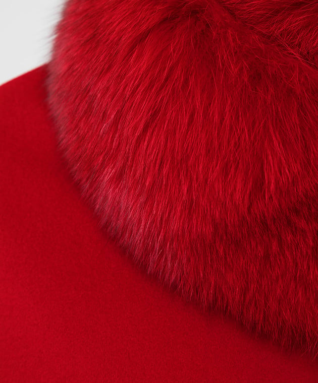 Heresis Червоне пальто з вовни S1195VO зображення 5