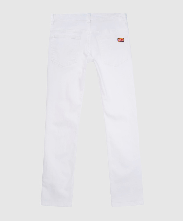 Fendi Дитячі білі джинси JFF0901012 зображення 2