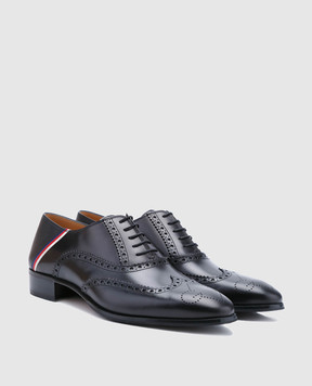 Gucci Черные кожаные броги 523282