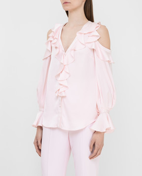Alexander McQueen Рожева блуза з шовку 570382QMB50