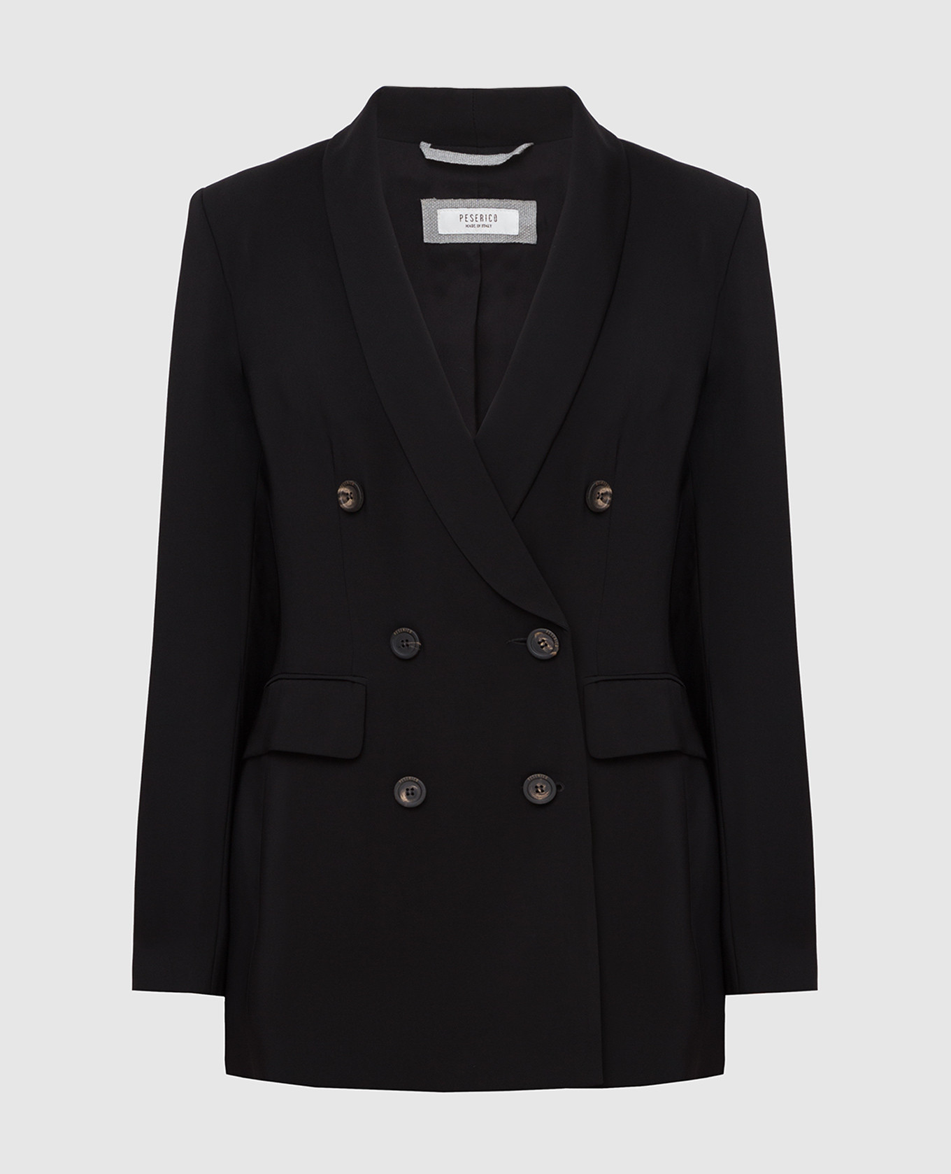 Черный жакет Peserico