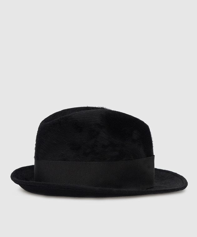 Peserico Черная шляпа из меха S36087C009850 изображение 3