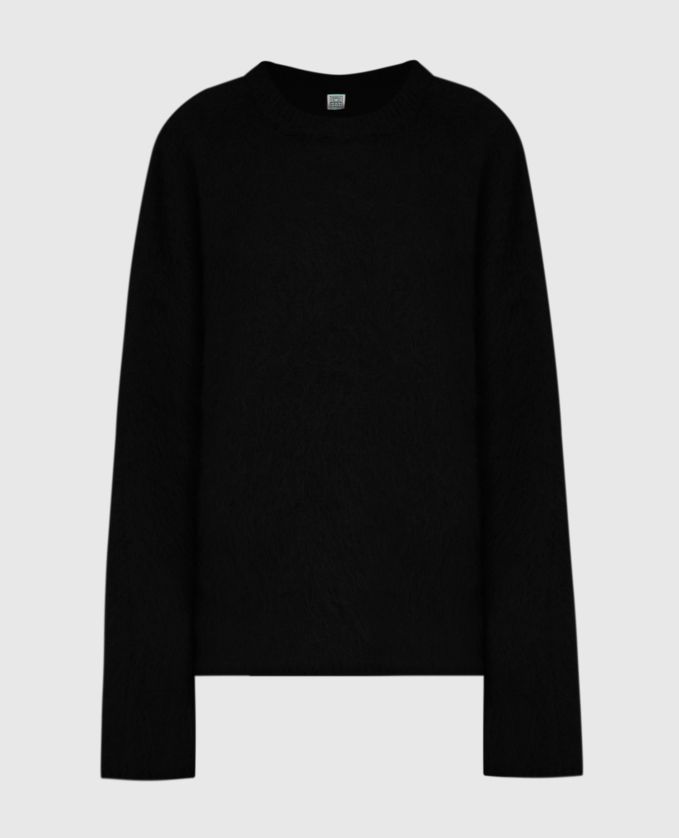 

Черный свитер oversize из альпаки, Свитера