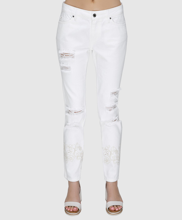 Ermanno Білі джинси JL09 зображення 3