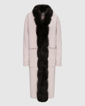 Real Furs House Бежеве пальто CSR01