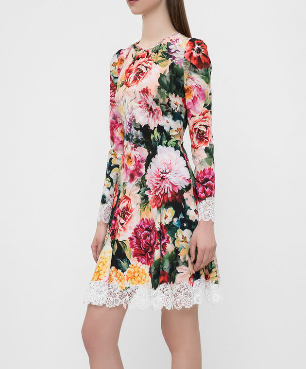 Dolce&Gabbana Сукня з мереживом F6D2OTFSRKN зображення 3