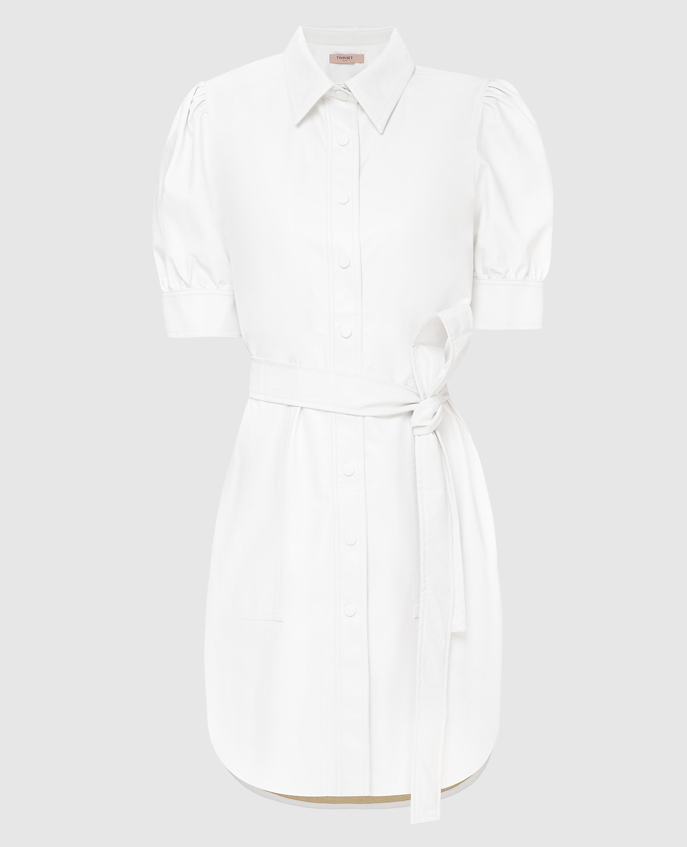 

Белое платье Twin Set, Белый, Платья Мини