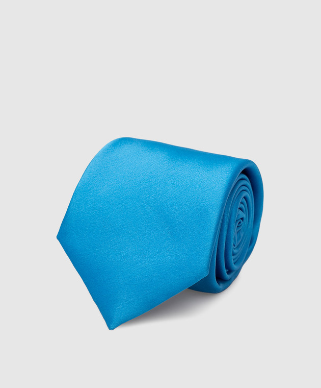 Stefano Ricci Children's silk blue tie YCHUUNIR