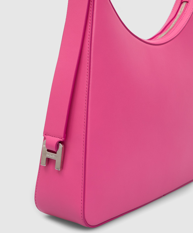 AMBUSH Розовая кожаная сумка-хобо BWNP002F21LEA001 изображение 5