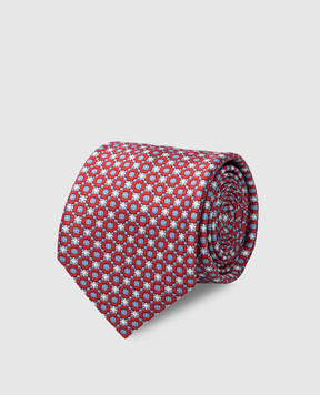 Stefano Ricci Детский красный набор из галстука и платка YDH27027