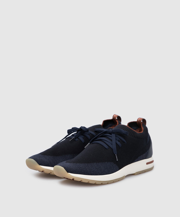 Loro Piana Темно-синие кроссовки 360 LP Flexy Walk FAI1540 изображение 3