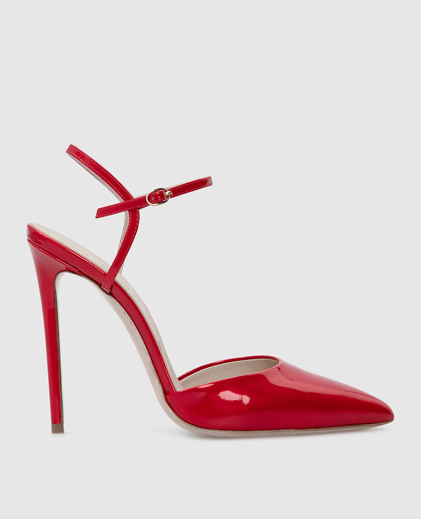 

Красные кожаные слингбэки, Красный, Босоножки