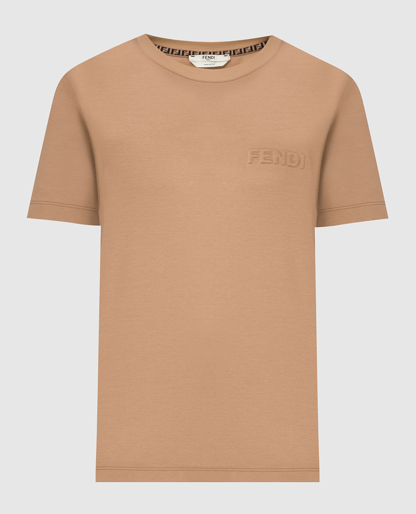 

Бежевая футболка Fendi, Бежевый, Футболки