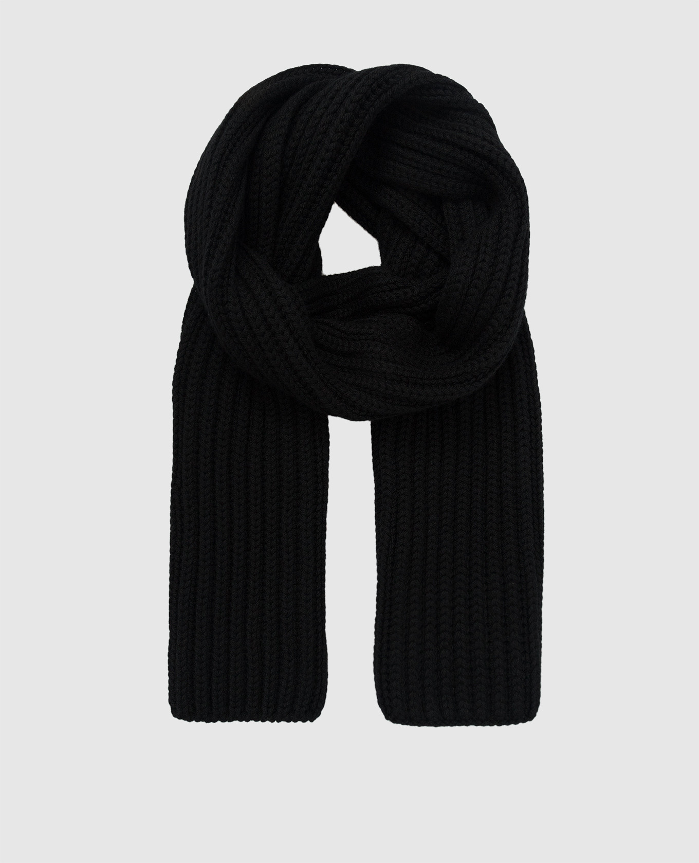 

Черный шарф из кашемира, Шарфы