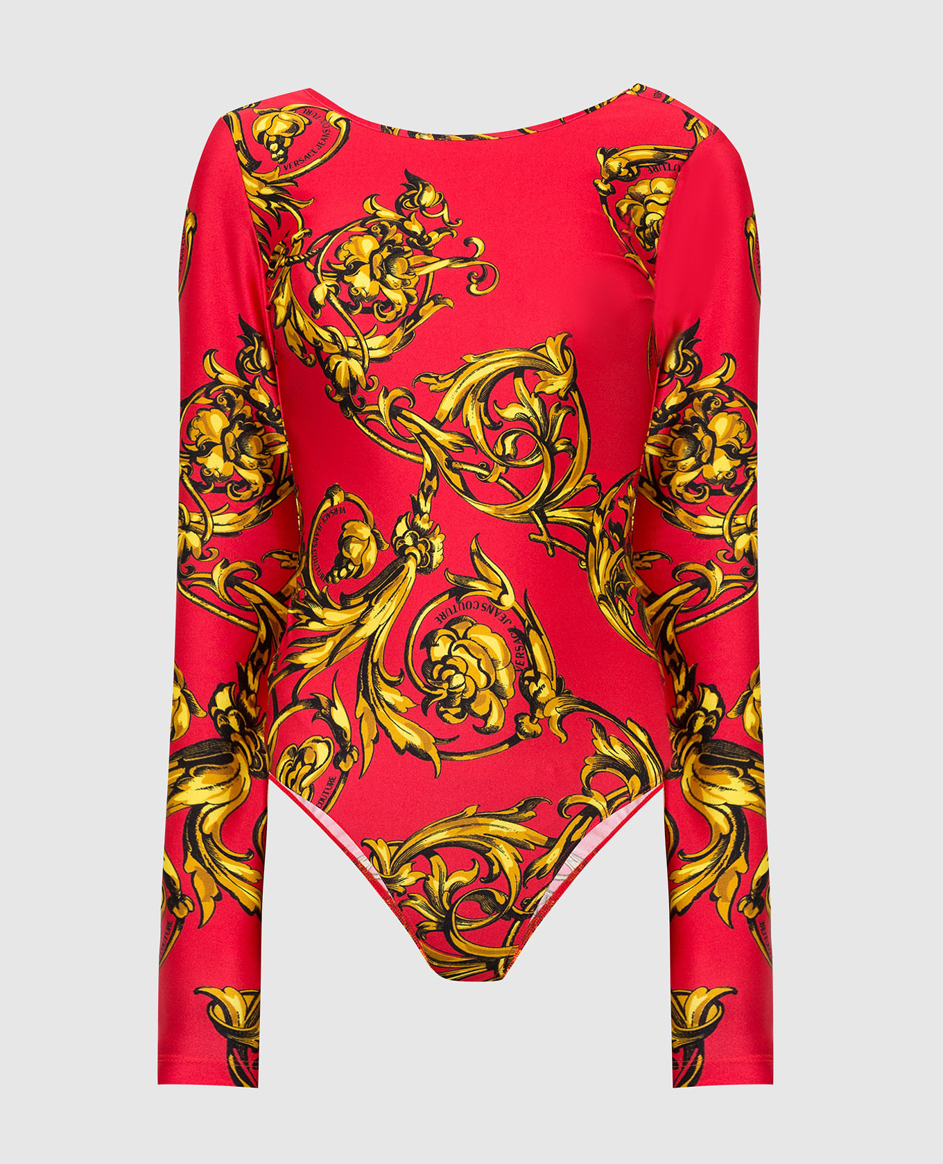 

Красное боди в принт Regalia Baroque, Красный, Боди