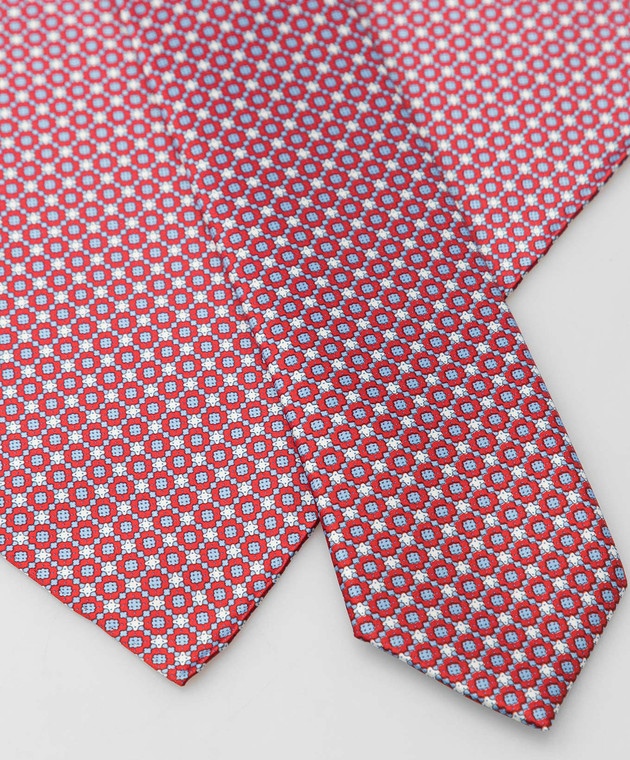 Stefano Ricci Дитячий червоний набір з краватки і хустки YDH27027 зображення 4